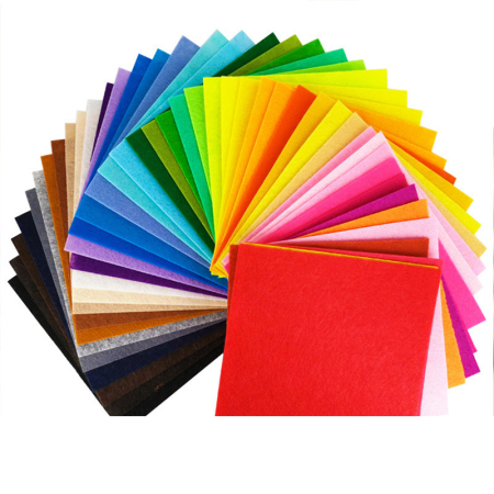 Picture of At Random Felt Fabric Sheets Sewing Quilting Fabrics Felt Cloth for DIY Patchwork Crafts