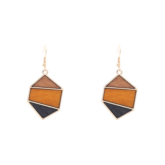 Picture of Earrings Multicolor Geometric 1 Pair
