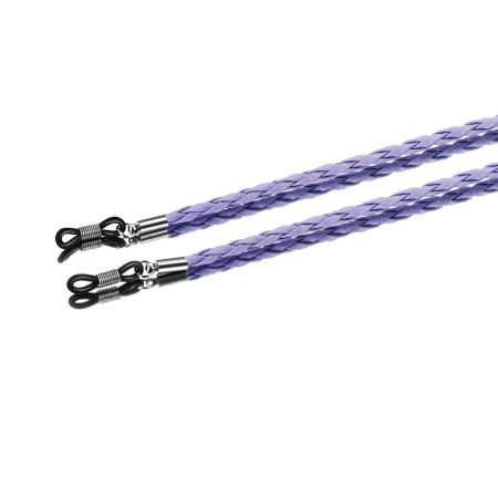 Imagen de PU Soporte de la Cadena de Lentes Púrpura 70cm longitud, 1 Unidad