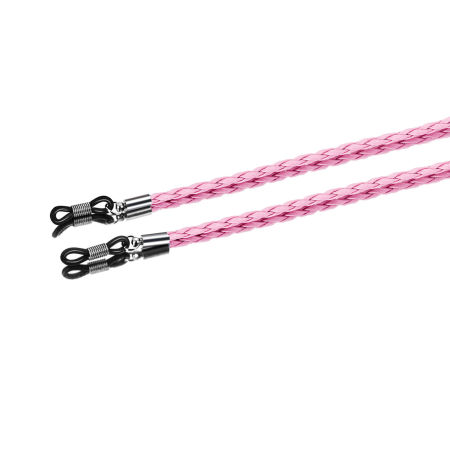 Imagen de PU Soporte de la Cadena de Lentes Rosado 70cm longitud, 1 Unidad