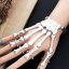 Picture of Zinc Based Alloy Halloween Bracelets Silver Tone Hand Adjustable 17cm(6 6/8") long, 1 Piece