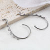 Picture of Ear Cuff Clip On Stud Wrap Earrings Silver Tone W/ Loop 5.9cm x 3.4cm, 4 PCs