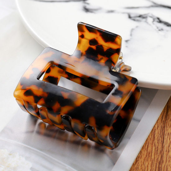 Immagine di Resina Acido Acetico Forcina Marrone Geometrica Striscia 5.5cm , 1 Pz
