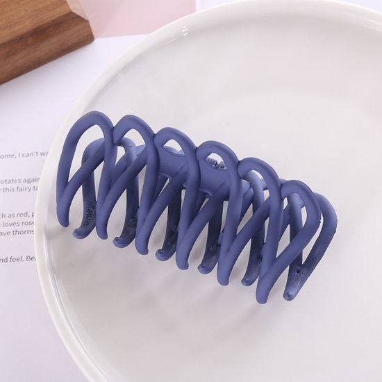 Immagine di Acrilato Forcina Blu Scuro Geometrica Smerigliato 10.5cm , 1 Pz