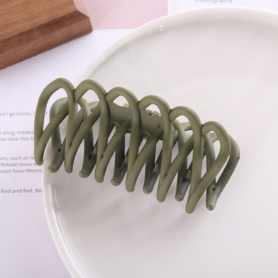 Immagine di Acrilato Forcina Verde Geometrica Smerigliato 10.5cm , 1 Pz