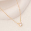 Immagine di 1 Pz Ecologico Elegante Squisito Placcato Oro 18K Ottone Cavo Catena Tondo Collana con Ciondolo Per Donne 40cm Lunghezza