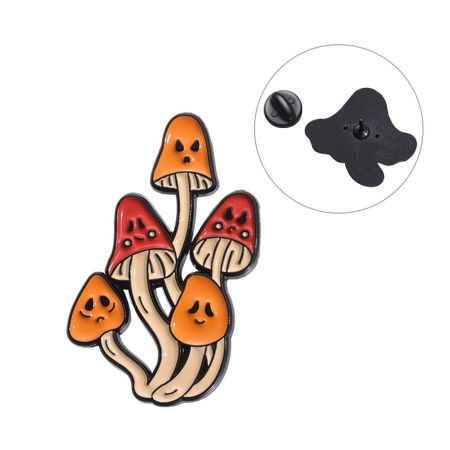 Imagen de 1 Unidad Lindo Pin Broches Seta Halloween Fantasma Esmalte 3cm x 2cm