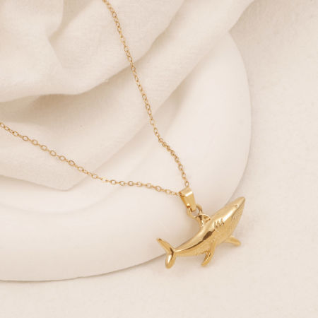 Picture of Eco-friendly Vacuum Plating Simple & Casual Stylish 18K Real Gold Plated 304 Stainless Steel Link Cable Chain Round Rose Flower Pendant Necklace Unisex