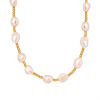 Imagen de 1 Unidad Enchapado al Vacío Elegante Romántico 18K Oro Real Chapado Acero Inoxidable 304 & Perla Natural. Collar de Cuentas Para Mujeres 38cm longitud
