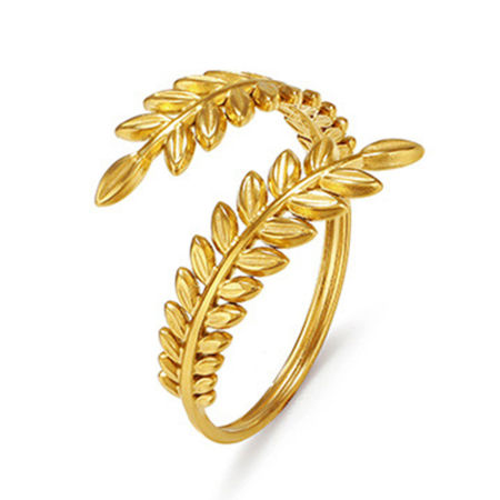 Picture of Eco-friendly Stylish Simple 18K Gold Plated 304 Stainless Steel Open Geometric Heart Rings For Women Party