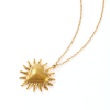 Picture of 1 Piece Eco-friendly PVD Vacuum Plating Bohemia Boho Religious 18K Real Gold Plated 304 Stainless Steel Link Cable Chain Ex Voto Heart Pendant Charm Necklace Unisex Gift 45cm(17.7") + 5cm(2") long