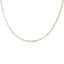 Imagen de 1 Unidad Recubrimiento al Vacío PVD Ecológico Minimalista 18K Oro Real Chapado 304 Acero Inoxidable Catena di Fermagli Collares Unisexo 42cm + 5cm longitud, Tamaño de la Cadena: 42cm + 5cm