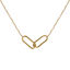 Picture of 1 Piece Eco-friendly PVD Vacuum Plating Stylish Simple 18K Real Gold Plated 304 Stainless Steel Link Cable Chain Oval Hollow Pendant Charm Necklace Unisex Gift 42cm(16.5") + 8cm(3.1") long