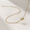 Изображение 1 Piece Eco-friendly PVD Vacuum Plating Stylish Sport 18K Real Gold Plated 304 Stainless Steel Link Cable Chain Racket Pendant Charm Necklace Unisex Gift 45cm(17.7") + 5cm(2") long