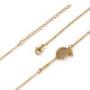 Изображение 1 Piece Eco-friendly PVD Vacuum Plating Stylish Sport 18K Real Gold Plated 304 Stainless Steel Link Cable Chain Racket Pendant Charm Necklace Unisex Gift 45cm(17.7") + 5cm(2") long