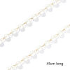Imagen de 1 Piece 18K Real Gold Plated Ball Chain Beaded Necklace, 304 Stainless Steel 45cm(17.7"), Chain Size: 6mm, Unisex, Stylish Eco-friendly PVD Vacuum Plating