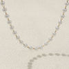 Imagen de 1 Piece 18K Real Gold Plated Ball Chain Beaded Necklace, 304 Stainless Steel 45cm(17.7"), Chain Size: 6mm, Unisex, Stylish Eco-friendly PVD Vacuum Plating
