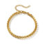 Picture of 1 Piece Eco-friendly PVD Vacuum Plating Minimalist Exquisite 18K Real Gold Plated 304 Stainless Steel Textured Chain Bracelets Unisex Gift 17cm(6.7") long