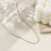 Изображение 1 ШТ Серебряный Тон Шариков Цепи Ожерелья, 304 Нержавеющая Сталь 45см + 5см, Размер цепи: 2мм, Для женщин, Минималистский Изысканный подарок, Экологичный