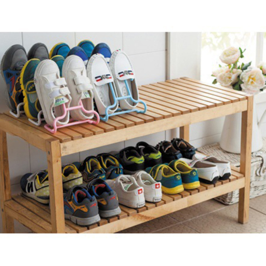 Изображение Removable Shoe Holder Stand Space-saving Home Hanging Shoes Rack Storage Organizer