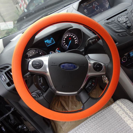 Picture of New Car Silicone Steering Wheel Cover Universal Silicone Steering Wheel Cover for All Cars colorful