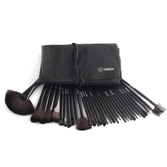 Picture of Makeup Brush Black 24cm x 15.5cm, 1 Set ( 32 PCs/Set)