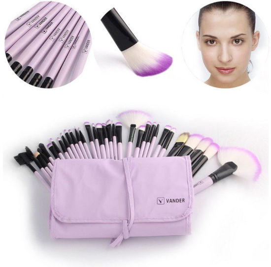 Picture of Makeup Brush Purple 24cm x 15.5cm, 1 Set ( 32 PCs/Set)