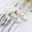 Bild von Edelstahl Ohrring Ohrstecker Vergoldet Rund Transparent Strass 11mm x 3mm, Drahtstärke: 1.4mm, 1 Stück