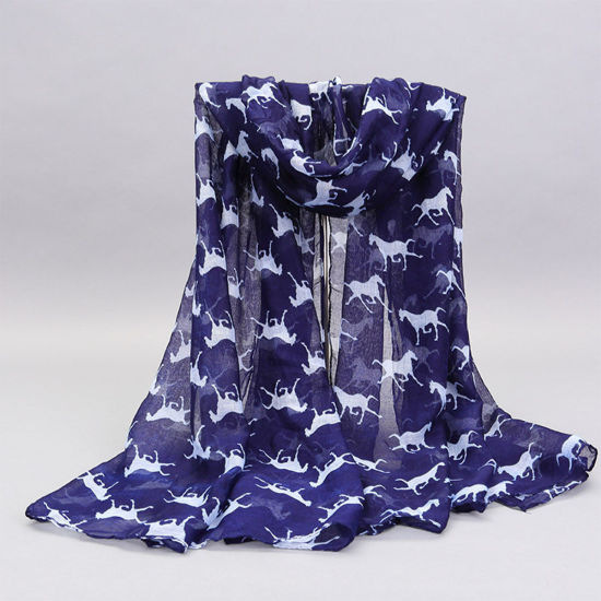 Bild von Damen Mode Frühlingsschal Schal Tierdruck 180x90cm, 1 Stück