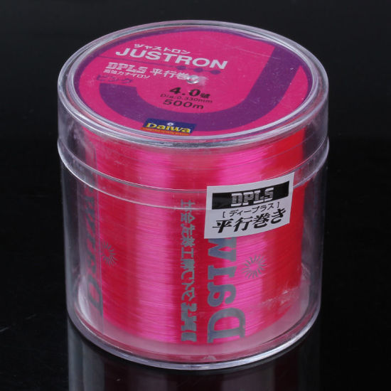 Image de Fil de Pêche en Nylon Rose Fluorescent 0.33mm, 1 Pièce (env. 500 M/Pièce)