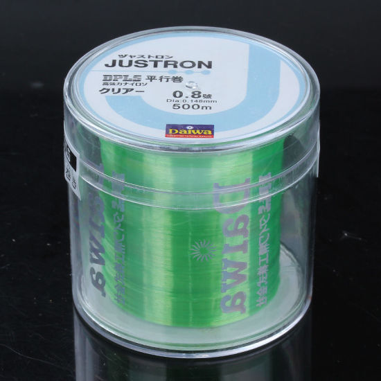 Image de Fil de Pêche en Nylon Vert 0.148mm, 1 Pièce (env. 500 M/Pièce)