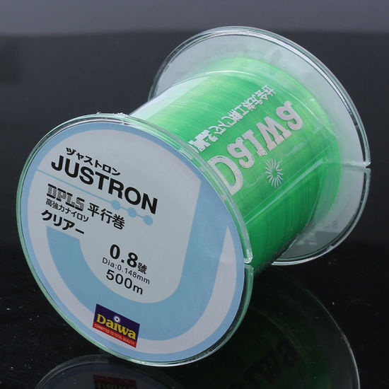 Image de Fil de Pêche en Nylon Vert 0.148mm, 1 Pièce (env. 500 M/Pièce)