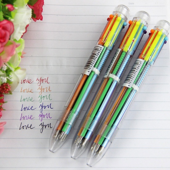 Изображение Plastic Gel Ink Pen Multicolor 14cm(5 4/8") , 1 Piece