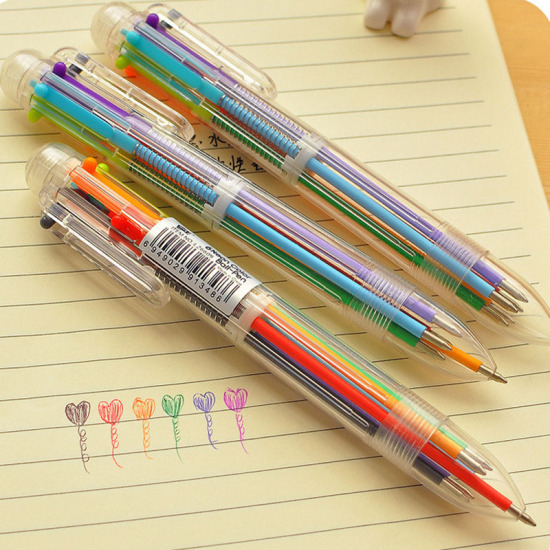 Picture of Plastic Gel Ink Pen Multicolor 14cm(5 4/8") , 1 Piece