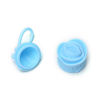Picture of Silicone Tea Infuser Steeper Rose Flower Blue 50mm(2") x 40mm(1 5/8"), 1 Piece