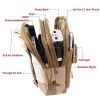 Picture of Gray - Oxford Fabric Camouflage Rectangle Oxford Belt Bag 17.5cm x11.5cm(6 7/8" x4 4/8"), 1 Piece