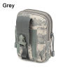 Picture of Gray - Oxford Fabric Camouflage Rectangle Oxford Belt Bag 17.5cm x11.5cm(6 7/8" x4 4/8"), 1 Piece