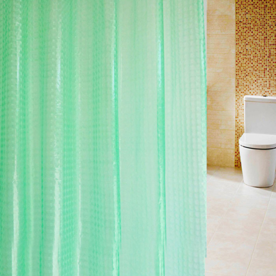 1.8*1.8m Waterproof 3D Thickened Bathroom Bath Shower Curtain 1 Piece の画像