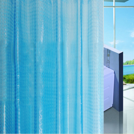 Изображение 1.8*1.8m Waterproof 3D Thickened Bathroom Bath Shower Curtain 1 Piece