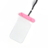 Picture of PVC Waterproof Underwater Phone Pouch Bag Case Pink Rectangle 20.7cm(8 1/8") x 12.5cm(4 7/8"), 1 Piece
