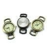 Picture of Zinc Based Alloy Watch Face Round Antique Bronze Roman Numerals Pattern Battery Included 48mm x 29mm, 1 Piece