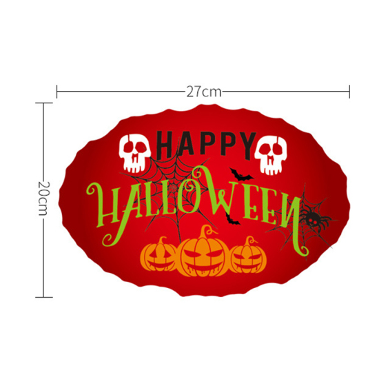 Bild von Papier Banner Party Deko Halloween Hexe Bunt Halloween Kürbis Mann 3.5m lang - 3m lang, 1 Stück