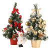 Imagen de Cloruro Polivinílico Adornos Azul Árbol de Navidad Nudo Mariposa 20cm, 1 Unidad