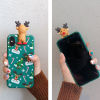 Picture of TPU Phone Cases For iPhone XS Max Green Christmas Reindeer 1 Piece
