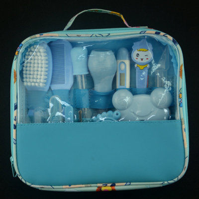 Image de Kit de soins pour bébé (batterie au lithium intégrée) en Plastique Bleu 1 Kit(13Pcs/kit)
