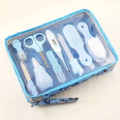 Picture of Plastic Blue Baby Care Kit (Built-in Lithium Battery) 1 Set(13 Pcs/Set)