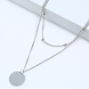 Picture of Multilayer Layered Necklace Silver Tone Round 39cm(15 3/8") long, 1 Piece