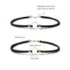 Imagen de 1 Unidad Terciopelo Estilo Ins Collar Gargantilla Chapado en Oro Anillo 32cm longitud