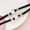 Imagen de 1 Unidad Terciopelo Estilo Ins Collar Gargantilla Chapado en Oro Anillo 32cm longitud