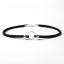 Image de 1 Pièce Collier Ras de Cou en Velours Style Ins Argent Noir Annulaire 32cm long